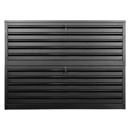 Artikelbild 5 für Gürkan Planschrank schwarz 10 Schubladen 140,0 x 95,0 x 105,0 cm, 1 St., Artikelnummer 564620