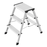 Artikelbild 1 für Hailo Klapptritt D60 StandardLine silber 3 Stufen, H: 60,0 cm, Artikelnummer 522971