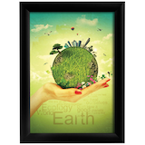 Artikelbild 1 für update displays Klapprahmen schwarz 87,1 x 121,9 cm, 1 St., Artikelnummer 217249