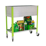 Artikelbild 1 für Simonrack Hochbeet SIMONGARDEN URBAN Metall grün, silber rechteckig 120,0 x 92,5 cm, 1 St., Artikelnummer 360119