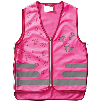 Artikelbild 4 für ROTH Mädchen Kinder-Warnweste Diamant pink Einheitsgröße, Artikelnummer 580809