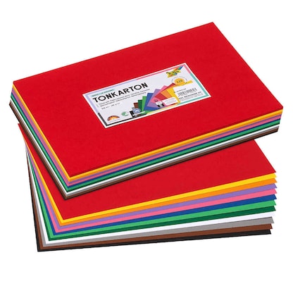Artikelbild für folia Tonpapier farbsortiert 180 g/qm 120 Blatt, Artikelnummer 719528