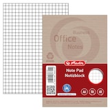 Artikelbild 1 für herlitz Notizblock Recycling DIN A6 kariert, 1 St., Artikelnummer 793129