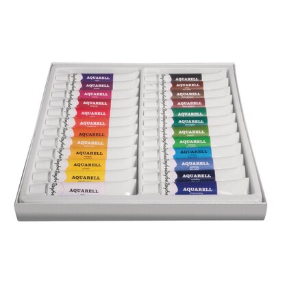 Artikelbild 2 für Rayher Künstler-Set Aquarellfarben farbsortiert 24 x 12,0 ml, 1 Pack, Artikelnummer 129744
