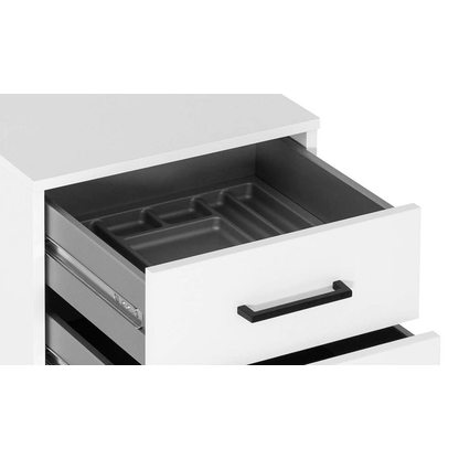 Artikelbild 7 für MÖBELPARTNER Ruby Rollcontainer weiß 3 Auszüge 40,1 x 50,0 x 57,0 cm, Artikelnummer 323834