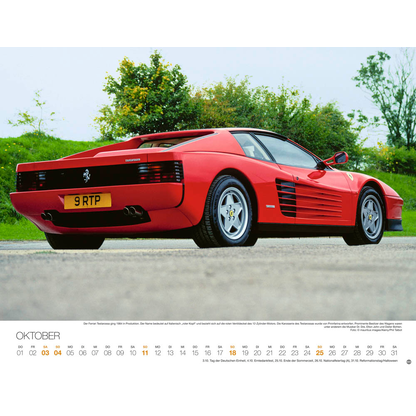 Artikelbild 11 für Heye Monats-Wandkalender LEGENDÄRE AUTOS 2026, 1 St., Artikelnummer 551196