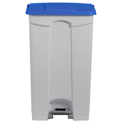 Artikelbild 2 für helit Mülleimer 90,0 l weiß, blau, 1 St., Artikelnummer 356093