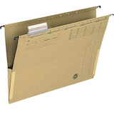 Artikelbild 1 für Q-CONNECT Hängetasche naturbraun, 25 St., Artikelnummer 798534