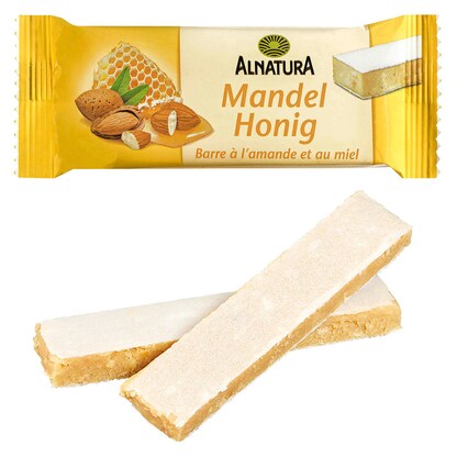 Artikelbild für ALNATURA Bio Fruchtriegel Mandel Honig 40,0 g, Artikelnummer 294866