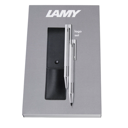 Artikelbild 2 für LAMY Schreibset logo brushed schwarz, Artikelnummer 509541