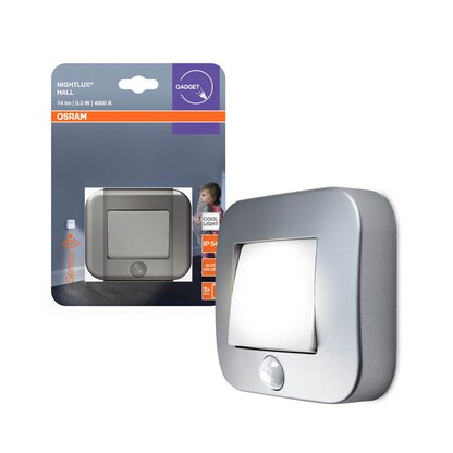 Artikelbild für OSRAM LED-Außenleuchte mit Bewegungsmelder NIGHTLUX Hall, silber 0,25 W, 1 St., Artikelnummer 710226