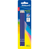 Artikelbild 1 für Pelikan Bleistifte 2B blau, 3 St., Artikelnummer 802209
