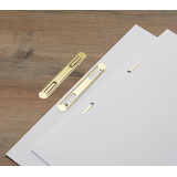 Artikelbild 1 für MOOG & LANGENSCHEIDT Heftstreifen messing Metall, 100 St., Artikelnummer 648622