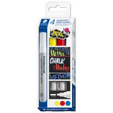 Artikelbild 1 für STAEDTLER Lumocolor chalk marker Kreidemarker farbsortiert 2,4 mm, 4 St., Artikelnummer 464311