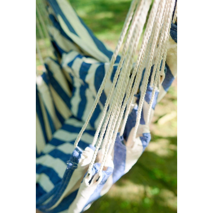 Artikelbild 5 für Garden Pleasure Hängesessel TOBAGO weiß, blau, 1 St., Artikelnummer 542938