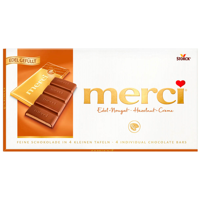 Artikelbild für merci® Edel-Nougat Schokolade 4 St./112,0 g, Artikelnummer 373537
