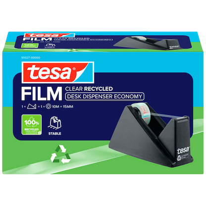 Artikelbild 6 für tesa Tischabroller CLEAR RECYCLED schwarz, Artikelnummer 723924