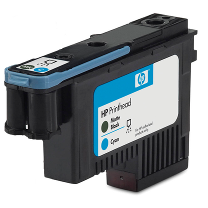 Artikelbild 3 für HP 70(C9404A) schwarz matt, cyan Druckkopf, Artikelnummer 163550