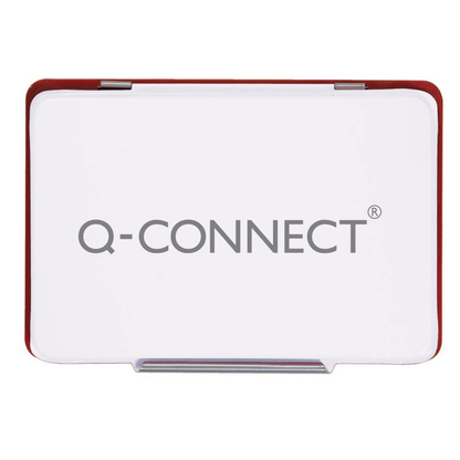 Artikelbild 2 für Q-CONNECT Stempelkissen rot 9,0 x 5,5 cm, 1 St., Artikelnummer 909857