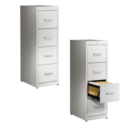 Artikelbild für mauser client entry Hängeregistraturschrank lichtgrau 4 Schubladen 43,4 x 60,0 x 135,0 cm, 1 St., Artikelnummer 259155