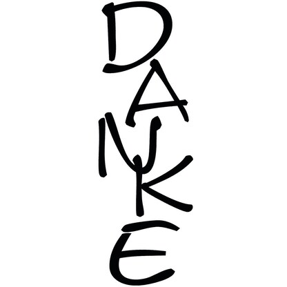 Artikelbild für Rayher Motivstempel DANKE 3,0 x 7,0 cm, 1 St., Artikelnummer 151487