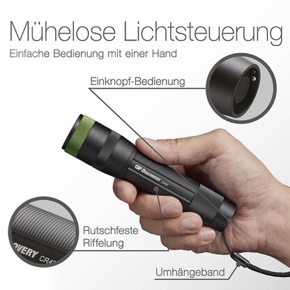 Artikelbild 5 für GP CR42 LED Taschenlampe schwarz, 1 St., Artikelnummer 337164