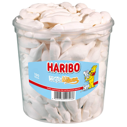 Artikelbild für HARIBO WEISSE MÄUSE 1050,0 g, Artikelnummer 688028