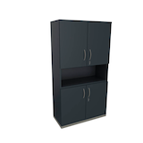 Artikelbild 1 für fm Regalschrank Sidney, 4260429769537 lavagrau 100,0 cm 44,2 cm, 1 St., Artikelnummer 413783