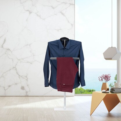 Artikelbild 4 für relaxdays Herrendiener silber Metall 49,0 x 106,0 cm, Artikelnummer 519742