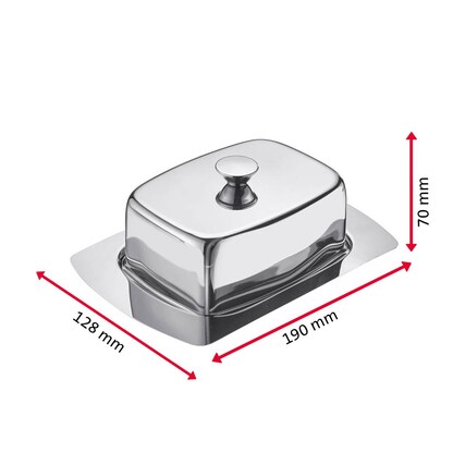 Artikelbild 3 für WESTMARK Butterdose silber, 1 St., Artikelnummer 710667