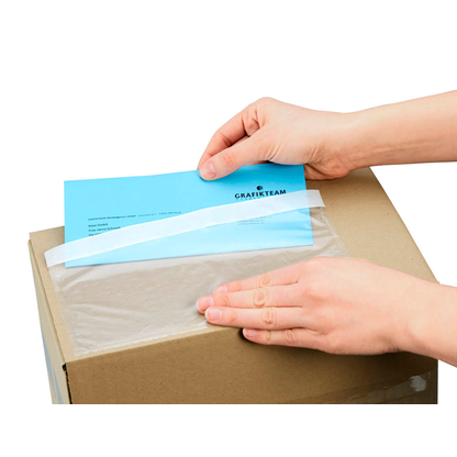 Artikelbild 2 für docuFIX® CLASSIC Lieferscheintaschen plus Kunststoff DIN lang 250 St., Artikelnummer 356749