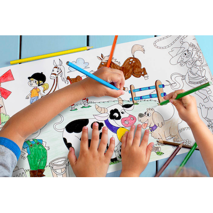 Artikelbild 6 für inFO Malrolle Bauernhof 80 g/qm, 30,0 cm x 4,0 m, Artikelnummer 509962