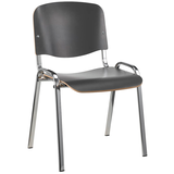 Artikelbild 1 für Nowy Styl Besucherstühle Iso Wood anthrazit Holz, 4 St., Artikelnummer 110515