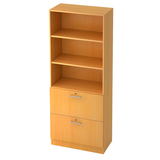 Artikelbild 1 für HAMMERBACHER Regalschrank Gradeo, V7300/6/6/RE buche 80,0 x 42,0 x 200,4 cm, 1 St., Artikelnummer 234195