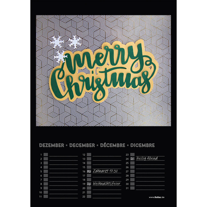 Artikelbild 4 für folia Kalender zum Selbstgestalten 21,0 x 30,1 cm jahresunabhängig, 1 St., Artikelnummer 849303