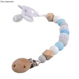 Artikelbild 1 für Rayher Bastelset Schnullerkette blau/natur/weiß, Artikelnummer 199343