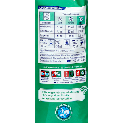 Artikelbild 4 für domol Waschmittel Pulver, 1,35 kg, Artikelnummer 538717