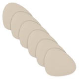 Artikelbild 1 für Zeller Untersetzer creme 12,0 x 10,0 cm, 6 St., Artikelnummer 136646