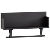 Artikelbild 1 für MÖBELPARTNER Wandregale Ella schwarz 59,8 x 13,5 x 31,5 cm, 1 St., Artikelnummer 610541