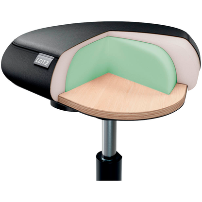 Artikelbild 6 für LEITZ Hocker Ergo Active 65780095 schwarz, 1 St., Artikelnummer 642419
