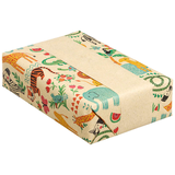 Artikelbild 1 für JUNG SCHÖNER VERPACKEN Geschenkpapier Oase Dschungeltiere mehrfarbig beidseitig bedruckt, 20,0 m, Artikelnummer 715689