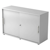 Artikelbild 1 für HAMMERBACHER Schiebetürenschrank Prokura, V1752S/5/5/RE lichtgrau 1 Fachboden 120,0 x 40,0 x 74,8 cm, Artikelnummer 856385