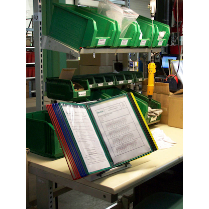 Artikelbild 2 für tarifold Sichttafelsystem 434209 DIN A4 farbsortiert mit 20 St. Sichttafeln, 1 St., Artikelnummer 710215