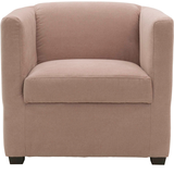 Artikelbild 1 für DOMO Collection Sessel BOB rosa schwarz Stoff 72,0 cm 75,0 cm, 1 St., Artikelnummer 763484