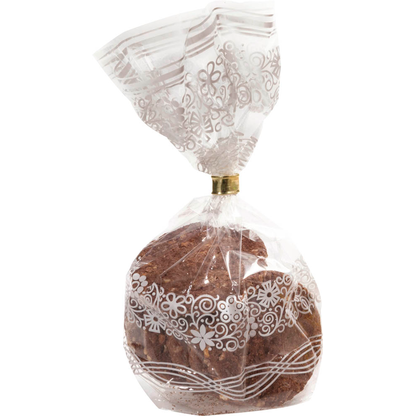 Artikelbild für folia Zellglas-Bodenbeutel M weißer Spitzendruck 11,5 x 19,0 cm, 10 St., Artikelnummer 962124