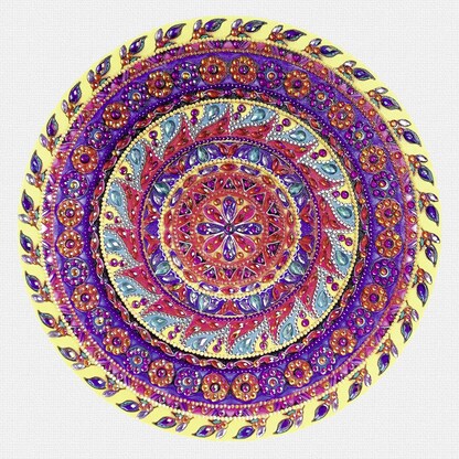 Artikelbild 6 für URSUS® Diamond Painting Mandala mehrfarbig, Artikelnummer 232791