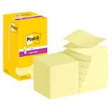 Artikelbild 1 für Post-it® Super Sticky Z-Notes Haftnotizen extrastark R33012SY gelb, 12 Blöcke, Artikelnummer 441287