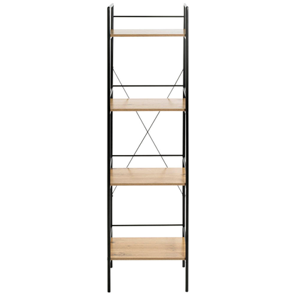 Artikelbild 3 für HAKU Möbel Beistellregal schwarz, eiche 34,0 x 27,0 x 130,0 cm, 1 St., Artikelnummer 591501