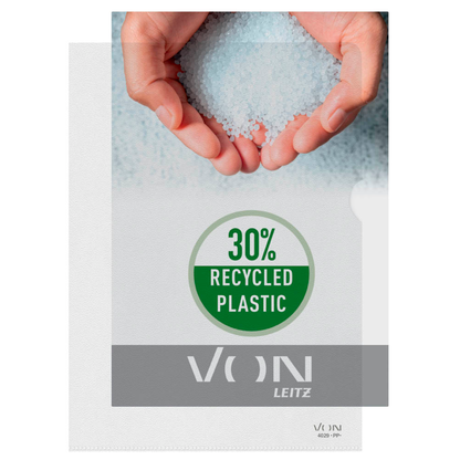 Artikelbild 8 für VON LEITZ Sichthüllen 4029 DIN A4 transparent genarbt 0,115 mm, 100 St., Artikelnummer 635407