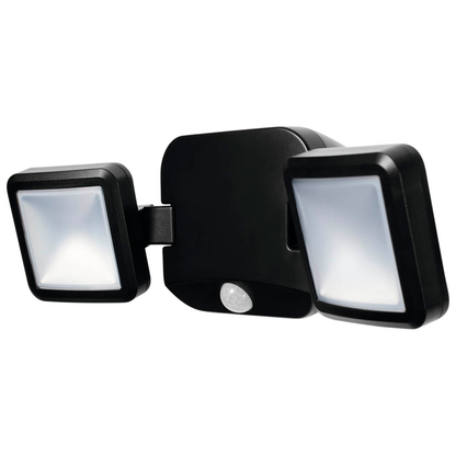 Artikelbild 2 für OSRAM LED-Außenleuchte mit Dämmerungssensor und Bewegungsmelder Battery LED Spotlight Double, schwarz 10 W, 1 St., Artikelnummer 710198